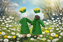 Dandelion Fairy Doll – 2.5” Handmade Felt Waldorf Decoration by Ambrosius