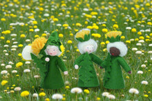 Dandelion Fairy Doll – 2.5” Handmade Felt Waldorf Decoration by Ambrosius
