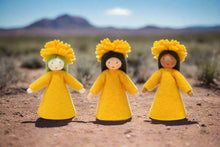 Handmade Desert Marigold Fairy Doll by Ambrosius – Eco-Friendly Wool Felt Waldorf Toy from Eco Flower Fairies LLC