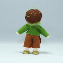 Naturekin World - Earth Child Doll – 3.5" Handmade Felt Waldorf Decoration by Ambrosius