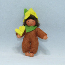 Handmade Easter Tree  Baby Doll by Ambrosius – Eco-Friendly Wool Felt Waldorf Toy from Eco Flower Fairies LLC