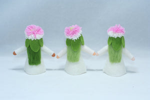 English Daisy Fairy Doll – 3” Handmade Felt Waldorf Decoration by Ambrosius