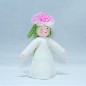 Handmade English Daisy Fairy Doll by Ambrosius – Eco-Friendly Wool Felt Waldorf Toy from Eco Flower Fairies LLC