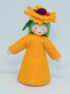 Handmade Firewheel Fairy Doll by Ambrosius – Eco-Friendly Wool Felt Waldorf Toy from Eco Flower Fairies LLC