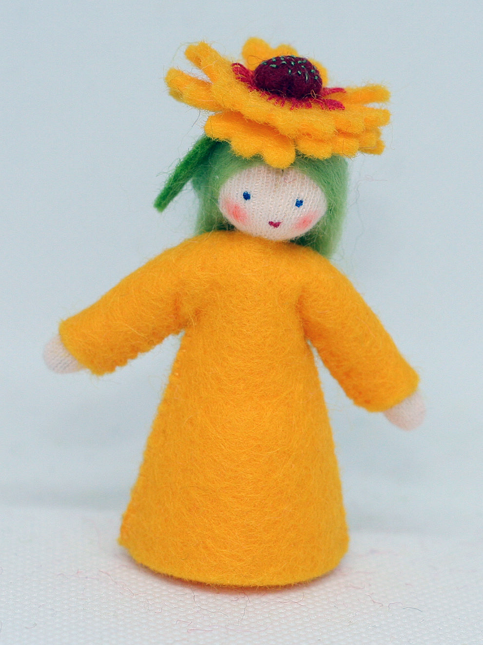 Handmade Firewheel Fairy Doll by Ambrosius – Eco-Friendly Wool Felt Waldorf Toy from Eco Flower Fairies LLC