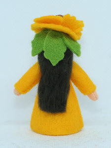 Firewheel Fairy Doll – 2.5” Handmade Felt Waldorf Decoration by Ambrosius