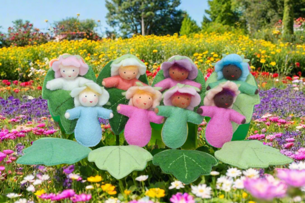 Handmade Flower Baby Fairy Doll by Ambrosius – Eco-Friendly Wool Felt Waldorf Toy from Eco Flower Fairies LLC