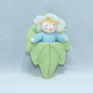 Handmade Flower Baby Fairy Doll by Ambrosius – Eco-Friendly Wool Felt Waldorf Toy from Eco Flower Fairies LLC