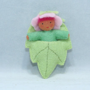 Handmade Flower Baby Fairy Doll by Ambrosius – Eco-Friendly Wool Felt Waldorf Toy from Eco Flower Fairies LLC