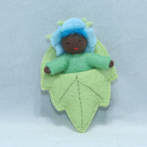Handmade Flower Baby Fairy Doll by Ambrosius – Eco-Friendly Wool Felt Waldorf Toy from Eco Flower Fairies LLC