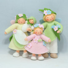 Handmade Flower Fairy Doll Family by Ambrosius – Eco-Friendly Wool Felt Waldorf Toy from Eco Flower Fairies LLC