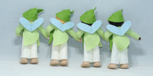 Flower Pixie Family Doll Set – 2.5”, 3" & 3.5" Handmade Felt Waldorf Decorations by Ambrosius