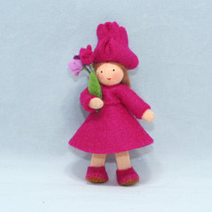 Handmade Flower Pixie Doll by Ambrosius – Eco-Friendly Wool Felt Waldorf Toy from Eco Flower Fairies LLC