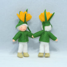 Flower Pixie Doll – 2.5” Handmade Felt Waldorf Decoration by Ambrosius