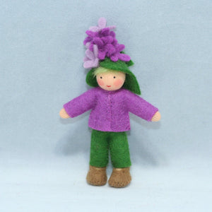 Handmade Flower Pixie Doll by Ambrosius – Eco-Friendly Wool Felt Waldorf Toy from Eco Flower Fairies LLC