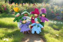 Flower Pixie Doll – 2.5” Handmade Felt Waldorf Decoration by Ambrosius