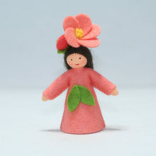 Handmade Flowering Quince Fairy Doll by Ambrosius – Eco-Friendly Wool Felt Waldorf Toy from Eco Flower Fairies LLC