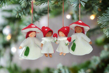 Handmade Fly Agaric Mushroom Pixie Doll by Ambrosius – Eco-Friendly Wool Felt Waldorf Toy from Eco Flower Fairies LLC