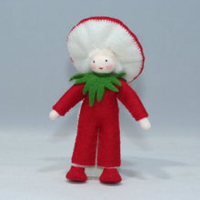 Handmade Fly Agaric Mushroom Pixie Doll by Ambrosius – Eco-Friendly Wool Felt Waldorf Toy from Eco Flower Fairies LLC
