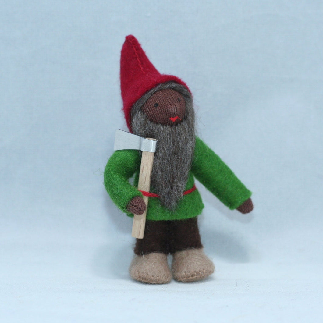  Handmade Forest Gnome Helper Doll by Ambrosius – Eco-Friendly Wool Felt Waldorf Toy from Eco Flower Fairies LLC