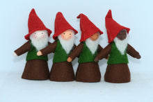 Gnome World - Forest Gnome Guardian Doll – 3.5” Handmade Felt Waldorf Decoration by Ambrosius