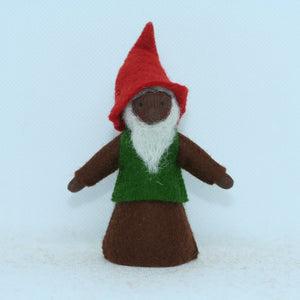 Handmade Forest Gnome Guardian Doll by Ambrosius – Eco-Friendly Wool Felt Waldorf Toy from Eco Flower Fairies LLC