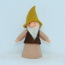 Handmade Forest Gnome Guardian Doll by Ambrosius – Eco-Friendly Wool Felt Waldorf Toy from Eco Flower Fairies LLC