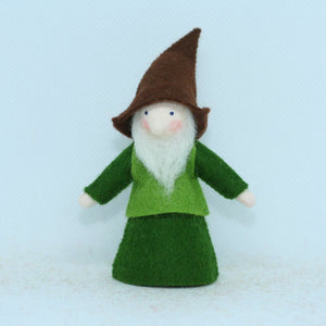 Handmade Forest Gnome Guardian Doll by Ambrosius – Eco-Friendly Wool Felt Waldorf Toy from Eco Flower Fairies LLC