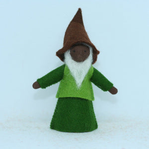 Handmade Forest Gnome Guardian Doll by Ambrosius – Eco-Friendly Wool Felt Waldorf Toy from Eco Flower Fairies LLC