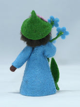 Forget-Me-Not Fairy Doll – 2.5” & 3" Handmade Felt Waldorf Decorations by Ambrosius