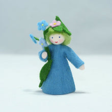 Forget-Me-Not Fairy Doll – 2.5” & 3" Handmade Felt Waldorf Decorations by Ambrosius