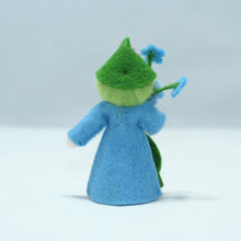 Forget-Me-Not Fairy Doll – 2.5” & 3" Handmade Felt Waldorf Decorations by Ambrosius