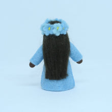 Forget-Me-Not Fairy Doll – 2.5” & 3" Handmade Felt Waldorf Decorations by Ambrosius