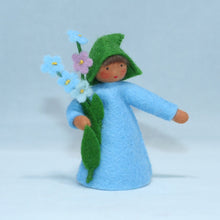 Forget-Me-Not Fairy Doll – 2.5” & 3" Handmade Felt Waldorf Decorations by Ambrosius