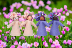 Handmade Freesia Fairy Doll by Ambrosius – Eco-Friendly Wool Felt Waldorf Toy from Eco Flower Fairies LLC