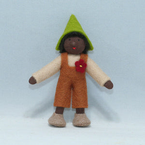 Handmade Garden Gnome Doll by Ambrosius – Eco-Friendly Wool Felt Waldorf Toy from Eco Flower Fairies LLC