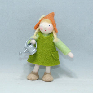 Handmade Garden Gnome Doll by Ambrosius – Eco-Friendly Wool Felt Waldorf Toy from Eco Flower Fairies LLC