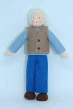 Handmade Grandfather Doll by Ambrosius – Eco-Friendly Wool Felt Waldorf Toy from Eco Flower Fairies LLC