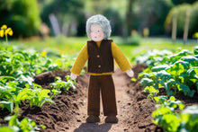Handmade Grandfather Doll by Ambrosius – Eco-Friendly Wool Felt Waldorf Toy from Eco Flower Fairies LLC