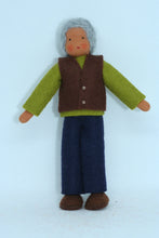 Handmade Grandfather Doll by Ambrosius – Eco-Friendly Wool Felt Waldorf Toy from Eco Flower Fairies LLC