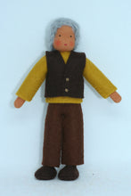Handmade Grandfather Doll by Ambrosius – Eco-Friendly Wool Felt Waldorf Toy from Eco Flower Fairies LLC