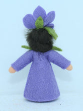 Hibiscus Fairy Doll – 2.5" Handmade Felt Waldorf Decoration by Ambrosius