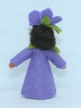 Hibiscus Fairy Doll – 2.5" Handmade Felt Waldorf Decoration by Ambrosius