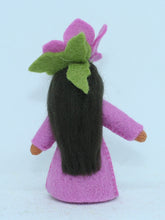 Hibiscus Fairy Doll – 2.5" Handmade Felt Waldorf Decoration by Ambrosius