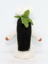 Hibiscus Fairy Doll – 2.5" Handmade Felt Waldorf Decoration by Ambrosius