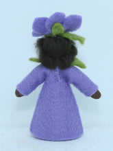 Hibiscus Fairy Doll – 2.5" Handmade Felt Waldorf Decoration by Ambrosius