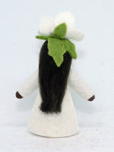 Hibiscus Fairy Doll – 2.5" Handmade Felt Waldorf Decoration by Ambrosius