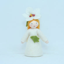 Handmade Hibiscus Fairy Doll by Ambrosius – Eco-Friendly Wool Felt Waldorf Toy from Eco Flower Fairies LLC