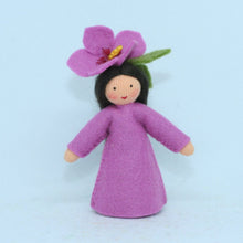 Handmade Hibiscus Fairy Doll by Ambrosius – Eco-Friendly Wool Felt Waldorf Toy from Eco Flower Fairies LLC
