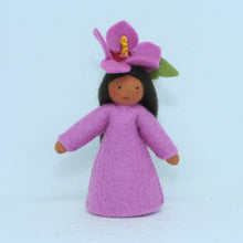 Handmade Hibiscus Fairy Doll by Ambrosius – Eco-Friendly Wool Felt Waldorf Toy from Eco Flower Fairies LLC